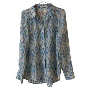 EQUIPMENT 100% Silk button down shirt Small